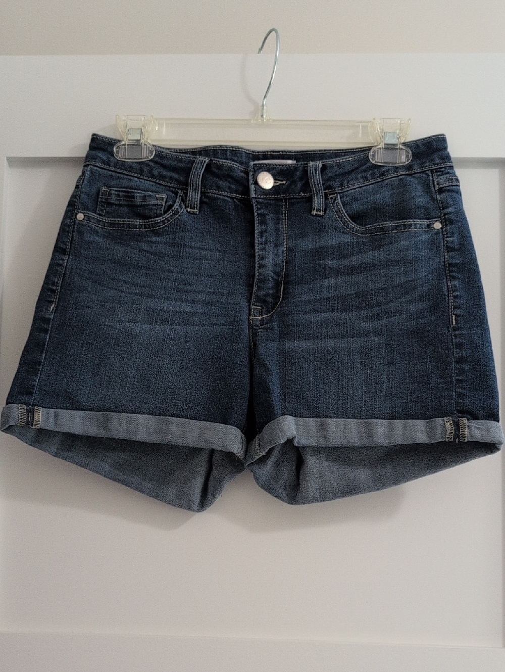 LC Lauren Conrad Rolled Cuff Denim Shorts